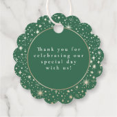 Night Stars Celestial Mystical Danke Geschenkanhänger (Rückseite)