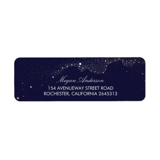 Night Stars Navy Hochzeit (Vorne)