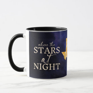 Night Stars sind Big and Bright Texas Rose Tasse