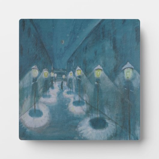 Night Street (Street by Night) (1922) Walter Grama Fotoplatte (Vorderseite)