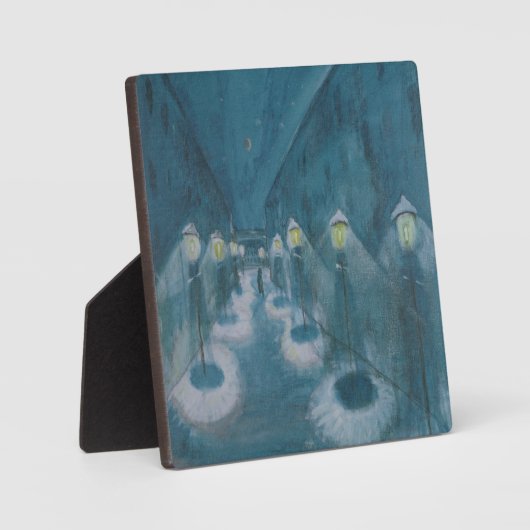 Night Street (Street by Night) (1922) Walter Grama Fotoplatte (Vorderseite)