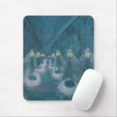 Night Street (Street by Night) (1922) Walter Grama Mousepad (Mit Mouse)