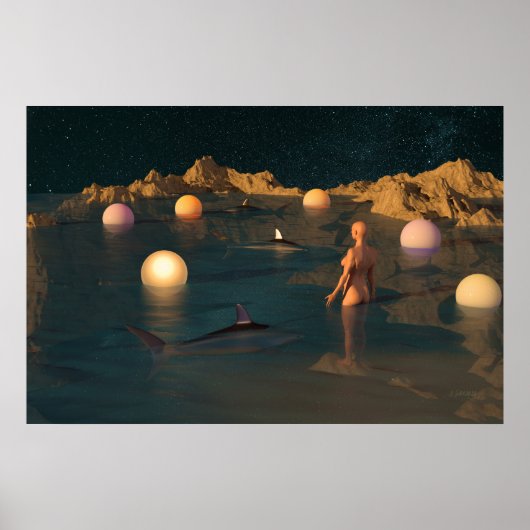 Night Swimming Poster (Vorne)