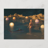 Night Swimming Postkarte (Vorderseite)