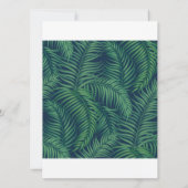 Night Tropical Palm Blätter (Rückseite)