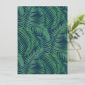 Night Tropical Palm Blätter (Stehend Vorderseite)