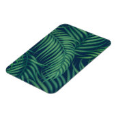 Night Tropical Palm Blätter Magnet (Linke Seite)