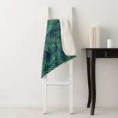 Night Tropical Palm Blätter Sherpadecke (Beispiel)