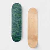 Night Tropical Palm Blätter Skateboard (Vorderseite)