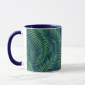 Night Tropical Palm Blätter Tasse (Links)