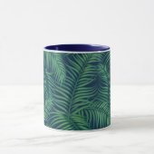 Night Tropical Palm Blätter Tasse (Zentrum)