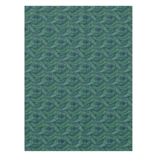 Night Tropical Palm Blätter Tischdecke (Vorderseite)