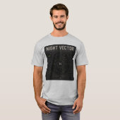Night Vector | Grid Lock Signal Mapping T-Shirt (Vorne ganz)