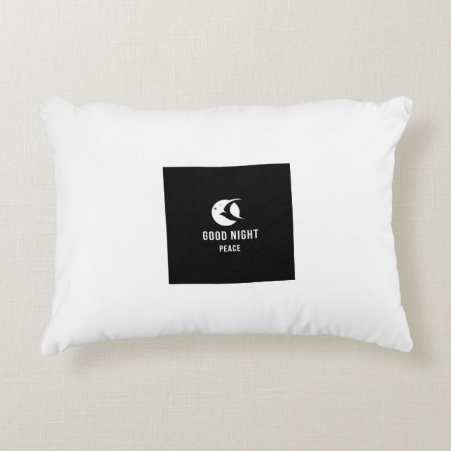 Night vibe image printed pillow dekokissen (Vorderseite)