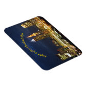 Night View Cleveland OH Magnet (Rechte Seite)