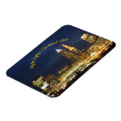 Night View Cleveland OH Magnet (Linke Seite)