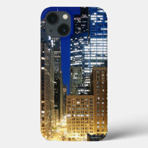 Night view of cityscape of Chicago Case-Mate iPhone Hülle