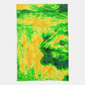 Night Vision Lion Art Fluorescent Print Küchentuch (Vertikal)