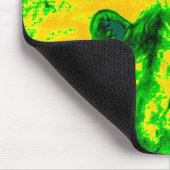 Night Vision Lion Art Fluorescent Print Mousepad (Ecke)