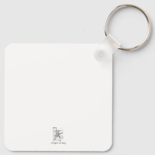 Night Watch - Adlerfamilie unter den Sternen Schlüsselanhänger (Rückseite)