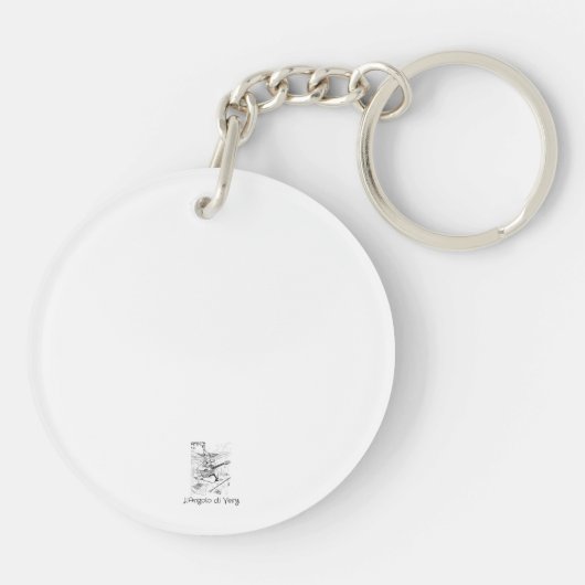 Night Watch - Adlerfamilie unter den Sternen Schlüsselanhänger (Rückseite)