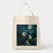 Night Watch - Adlerfamilie unter den Sternen Tragetasche (Vorne)