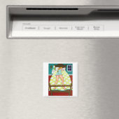 Night Watch - Chihuahua im Dienst Magnet (In Situ (Geschirrspüler))