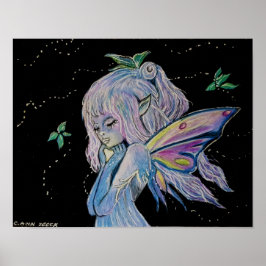 Night Watch Fairy von Carol Zeock Poster