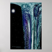 " NIGHT WATER " von Robert Singletary Poster (Vorne)