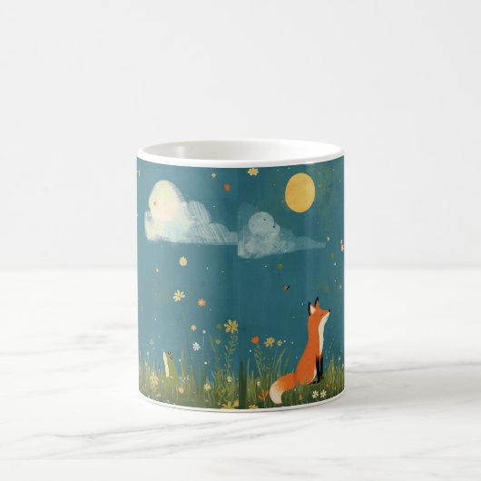 Night Whispers – Kind_Ones Dreamy Forest Mug Kaffeetasse (Mittel)