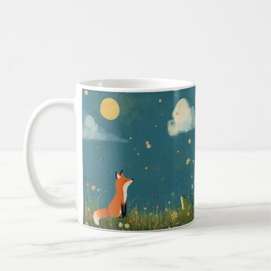Night Whispers – Kind_Ones Dreamy Forest Mug Kaffeetasse (Links)