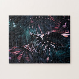 Night Wild Jungle Tropical Parrots Puzzle