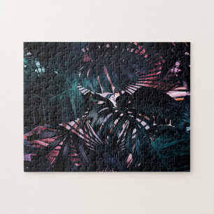 Night Wild Jungle Tropical Parrots Puzzle