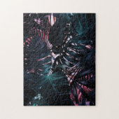 Night Wild Jungle Tropical Parrots Puzzle (Vertikal)
