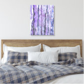Night Wilds Mixed Media Print Leinwanddruck (Insitu (Schlafzimmer))