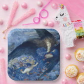 Night with her Train of Stars (Angel with Cherubs) Pappteller (Party)