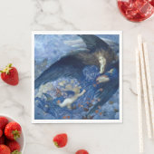 Night with her Train of Stars (Angel with Cherubs) Serviette (Beispiel)