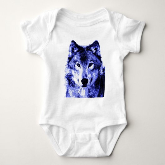 Night Wolf Baby Strampler (Vorderseite)