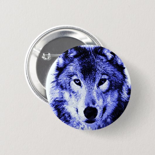 Night Wolf Button (Vorne & Hinten)