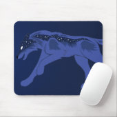 Night Wolf Mousepad (Mit Mouse)