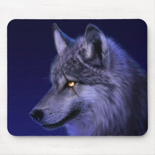 Night Wolf Mousepad (Vorne)