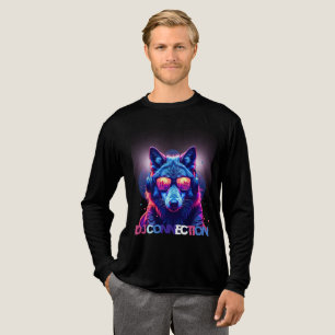 Night Wolf – Neonparty Tri-Blend Shirt