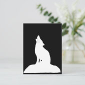NIGHT WOLF POSTKARTE (Stehend Vorderseite)