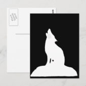 NIGHT WOLF POSTKARTE (Vorne/Hinten)