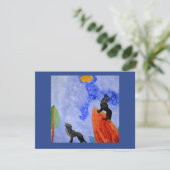 Night Wolves Zauber-Postkarte (Stehend Vorderseite)