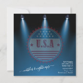 Nightcapes Engagement Partei Trump Great Einladung (Rückseite)