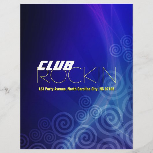 NightClub Flyer (Hinten)