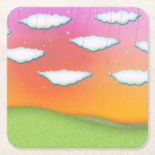 NightDreams Rechteckiger Pappuntersetzer (Vorderseite)