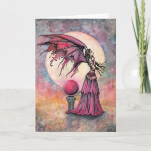 Nightfall Fantasy Fairy Art Card von Molly Harriso Karte
