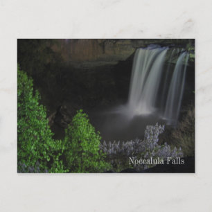 "Nightfall/Wasserfall" - Noccalula Falls Postkarte